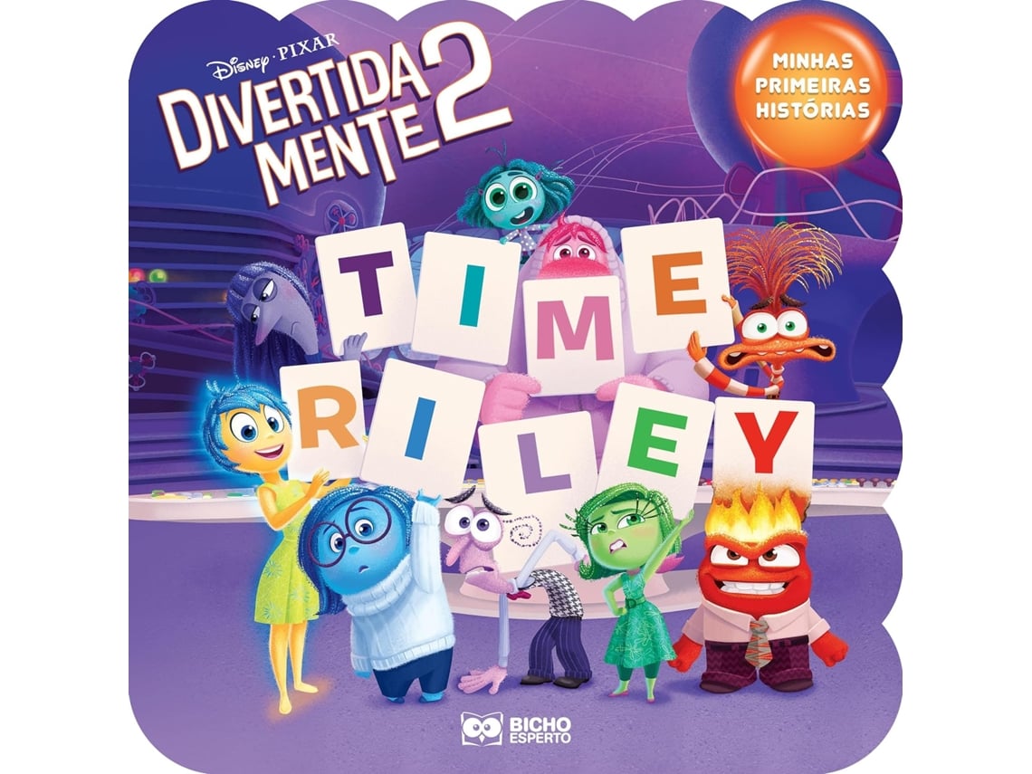 Livro Disney Minhas 1 Histórias - Divertidamente 2 De Bicho Esperto (português Do Brasil)