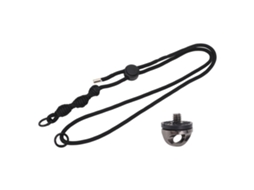 Action Camera Anti Loss Rope With 1/4 Inch Screw Adjustable Nylon Shoulder Strap For Pocket 3 For One X3 X4 Black Rope Black Knot LAXISCREED