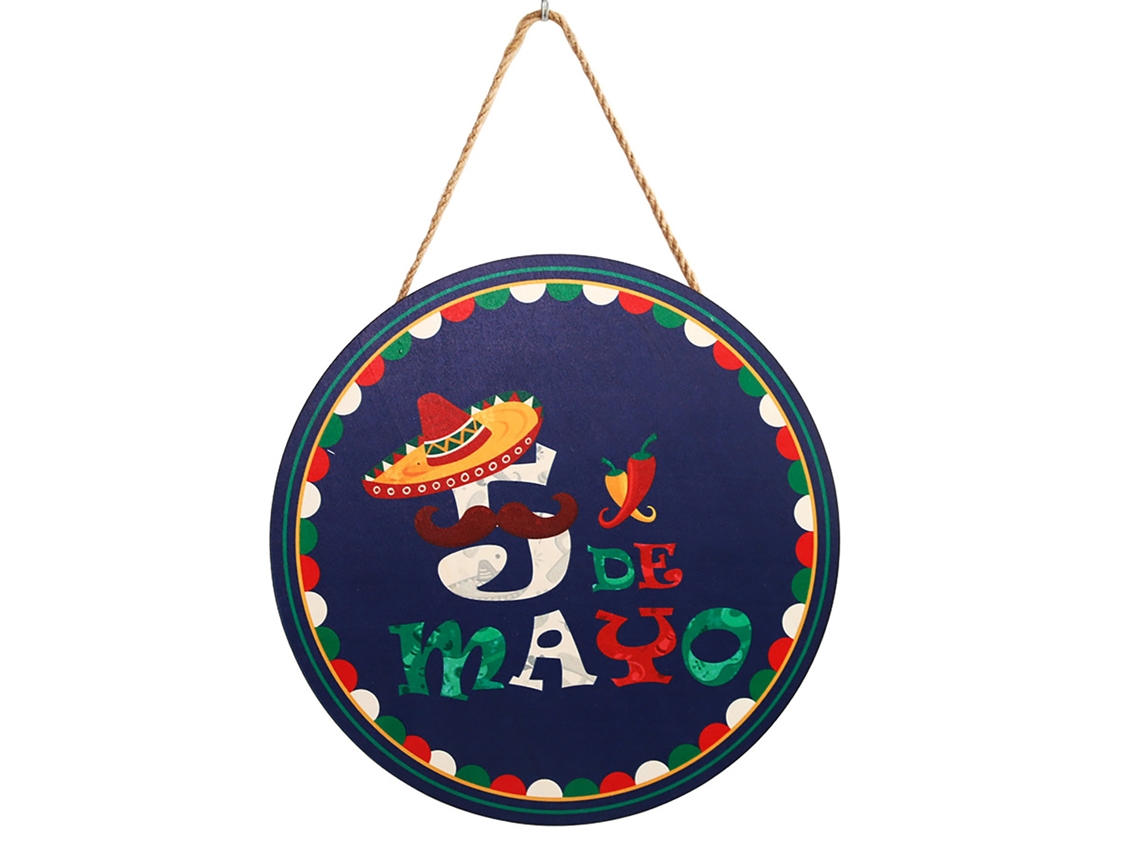 Decoração De Festa Cinco De Mayo Com Sinal Laxiscreed Para Parede E Porta Em Nova México