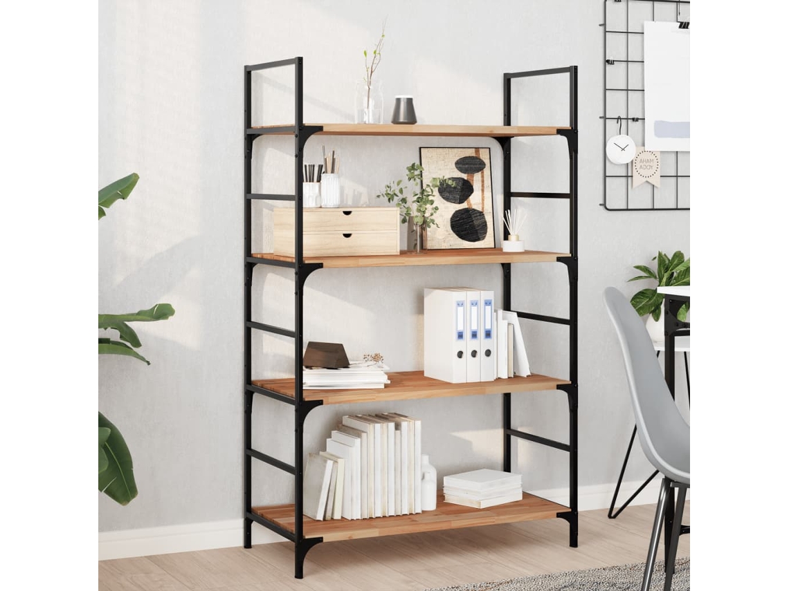 Estante Parede | Prateleira De Parede | Estante Flutuante 60x40x2 Cm Acácia Maciça Acabamento A Óleo