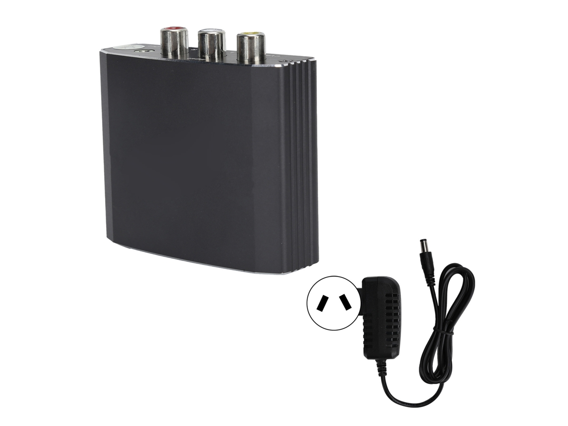 Adaptador Conversor Estéreo Av Para Interface Multimídia De Alta Definição T 607b Com Plugue 100 240vau Aquaforge