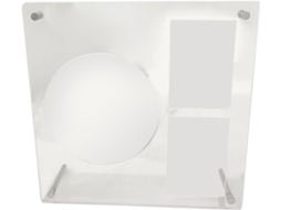 Álbum De Fotos Em Acrílico Com Présentoir Pour Cartes Photo, Fentes De 7,6 Cm (3 Pouces)