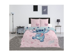 Capa De Edredom Stitch Love Em Algodão Para Cama De 150 Cm 86931