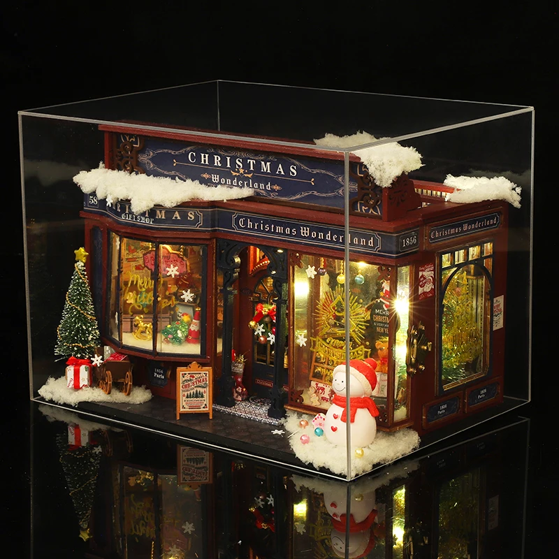 (et001b Com Tampa) Faça Você Mesmo: Móveis Em Miniatura De Madeira Para Casa De Bonecas, Artesanato, Modelo De Casa Para Montar