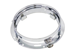 Anel De Acabamento Chrome Para Farol Led Redondo 7 Polegadas
