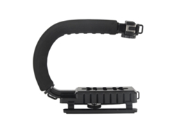 Camera Handheld Stabilizer Abs Sponge Adjustable Angle U Shaped 3 Hot Shoe Handheld Stabilizer For Dslr Digital Cameras LAXISCREED