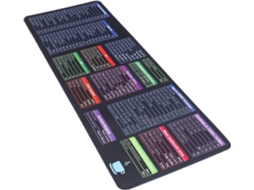 Mousepad Com Teclado E Atalhos Integrados, Base De Borracha Antiderrapante.