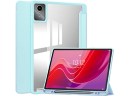Capa Protetora Transparente Em Acrílico Tpu Macio Para Tablet Lenovo M11 De 11 Polegadas Azul Claro Tuotuo (tb330fu)