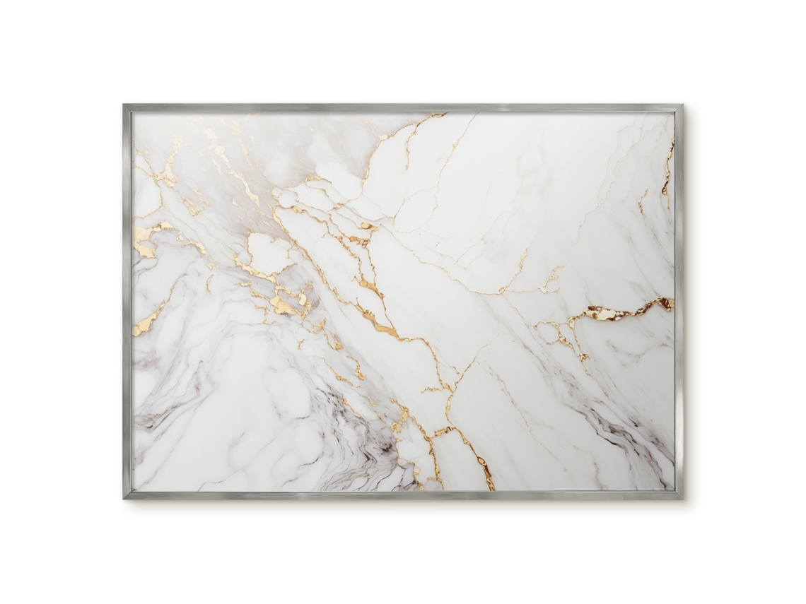 Quadro de parede magnético com padrão de concreto para escritório Espelharte (100x70 cm)