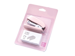 Grapadora Portátil Mini, Versátil, Robusta, Bonita, Pequena, De Mão, Com Grampo Para Casa, Escola, Escritório, Cor Rosa.