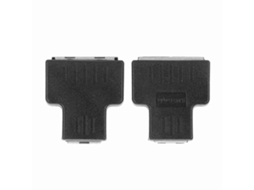 Aetheria adaptador Divisor Extender de Cabo Ethernet 1‑in 2‑out Conector Lan Rj45 Feminino 2 Pcs