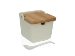 Açucareiro Versa Bege 8,8 X 8,5 X 8,8 Cm Cerâmica