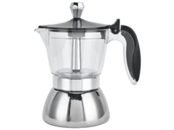 Moka Pot Home Brewing Coffee Pote Italiano Ochagonal Cafeteira Conjunto de Aço Anterior para Cafeteira Capacit Café Potes de Café