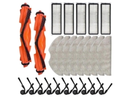 Escova Lateral Principal, Filtros Hepa, Panos De Limpeza Laváveis De Substituição Para Aspirador De Pó Xiaomi Mijia S40 / Ov81_ptg
