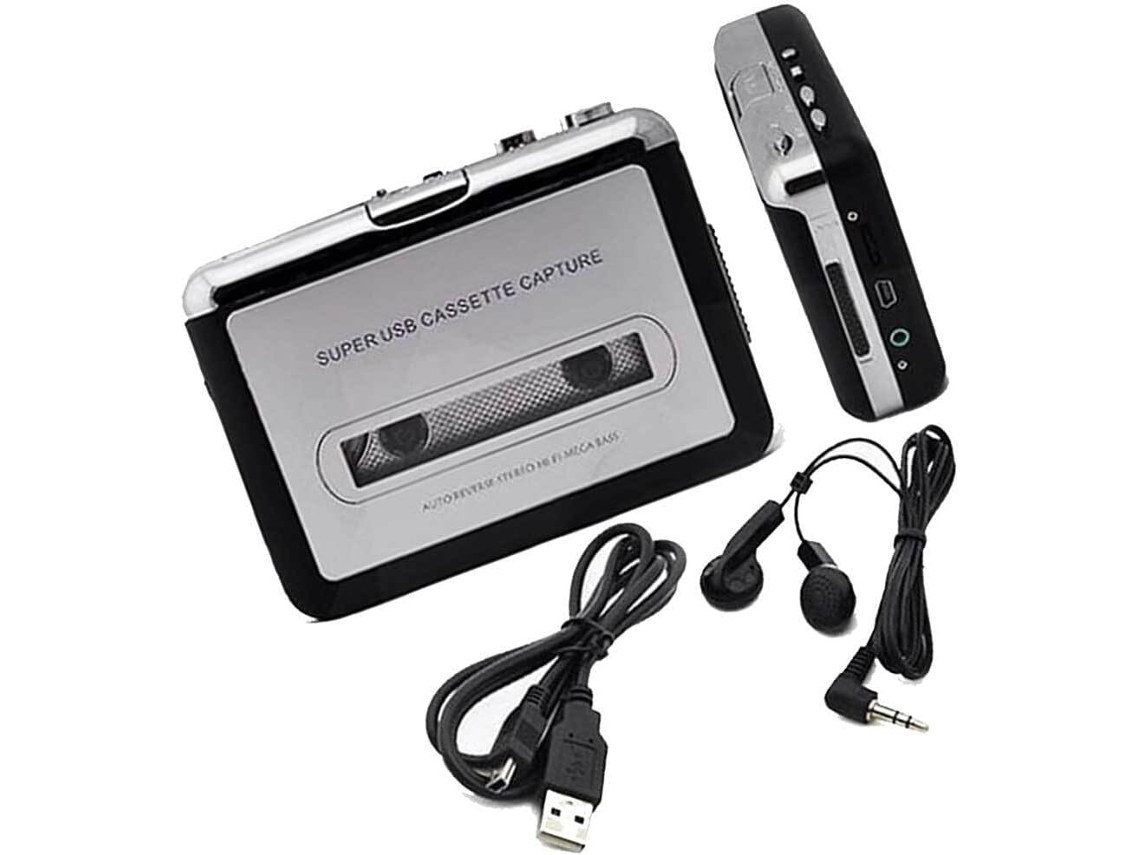 Mini Cassete De Captura Portátil, Leitor Mp3 Profissional Léger, Conversor De Cassete, Gravador Voyage