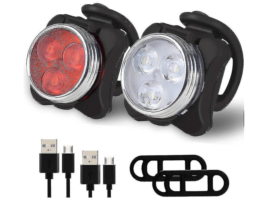 Conjunto de Luz de Bicicleta VEANXIN Preto