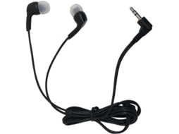 Fone De Com Fio 3,5 Mm, Preto Para Homens E Áudio, Ouvir Música Tv