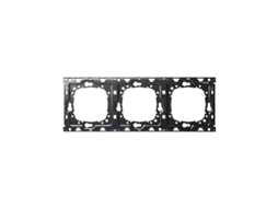 SIMON 100 Quadro 3 Elementos Preto 10000630-138