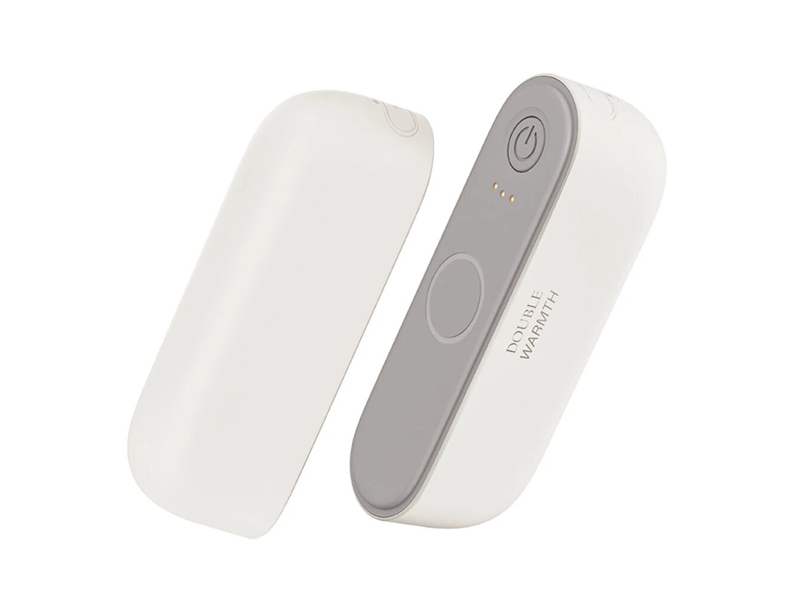 Aquecedor De Mãos Magnético Recarregável Elfeland 2 Em 1, Inteligente, Dupla Face, Aquecimento Rápido A 45/55/60°c Mdug