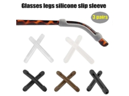 3 Pares de Gafas Silicone Ganchos para Las Orejas Antideslizantes Cubierta Sol GOKOCO