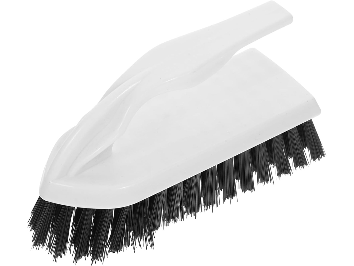 Escova De Limpeza Para Banheiro Com Cerdas Rígidas, Escova Multiuso Para Paredes E Cabo De Plástico, Leve E Eficaz Para