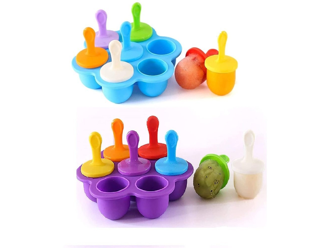 KOFIHETY Formas De Picolé, Máquinas De Picolé Reutilizáveis, Recipiente Criativo Para Armazenar Guloseimas Caseiras, Silicone De Grau Alimentício Seguro E Saud