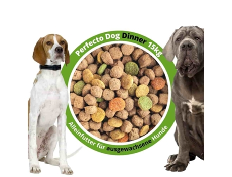 Boni Shop Ração seca para cães adultos de 15 kg com proteínas, vitaminas e minerais essenciais