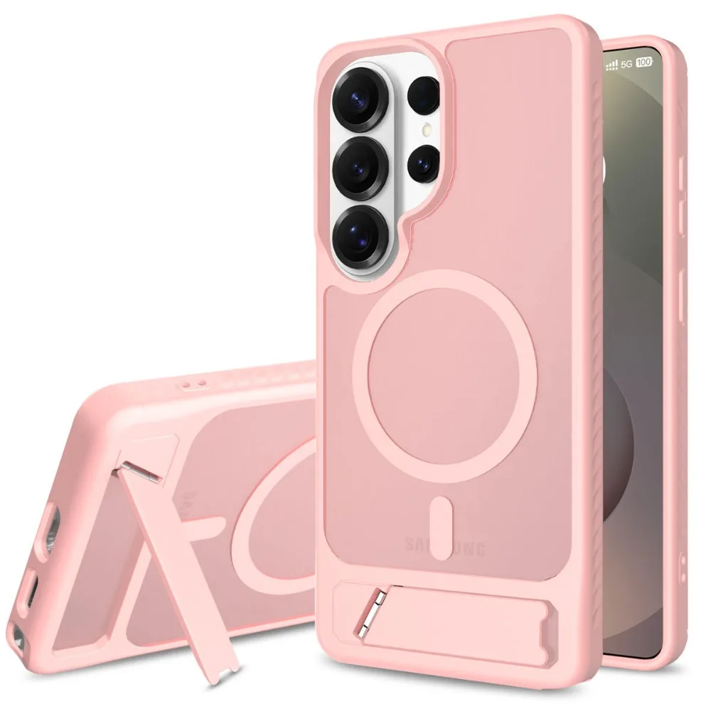 (rosa, Galaxy S26) Capa Magnética À Prova De Choque Para Celular Com Suporte Para Carregamento Sem Fio