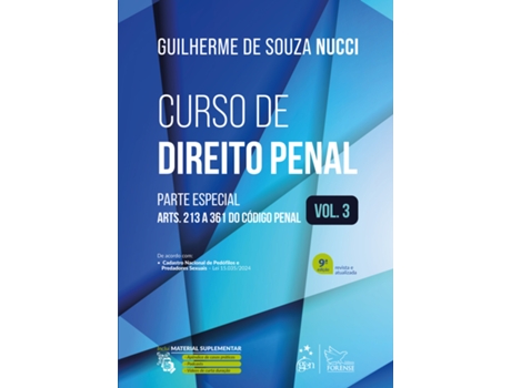 Livro Curso De Direito Penal - Vol. 1 - 9 Edição 2025 De Guilherme De Souza Nucci (português Do Brasil)
