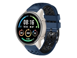 Pulseira De Silicone Respirável Bicolor Para Xiaomi Mi Watch Sport 22mm