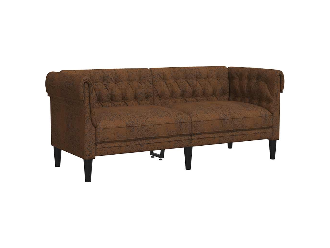 Chesterfield Sofa, Chesterfield Sofas Vidaxl Marrom Tecido (n/a)