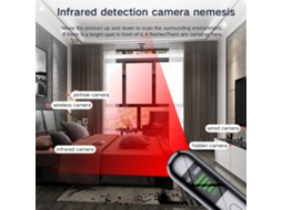 Detector De Câmeras Espião Inteligente Portátil