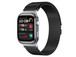Bracelete para Huawei Watch D2 Aço Inoxidável Milanês Fivela de Paraquedas Preta XIAOMOYU