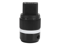 Aetheria conector Fêmea Iec Monosaudio F120r Plug de Energia Cobre Puro 20a 6 17mm Platina e Ródio