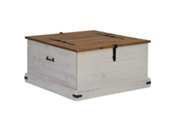 Storage Chest, Storage Chests Vidaxl Branco Madeira De Pinho (n/a)