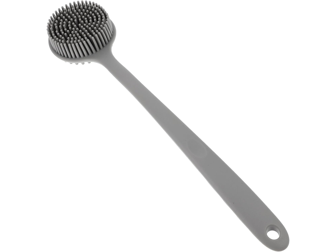 Escova De Banho Silicone Hemobllo Com Cabo Longo, Leve E Com Função De Massagem, Escova Esfoliante Corporal Para Banho