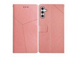 Capa De Couro Flip Com Padrão Y Para Samsung Galaxy A04s Ht01