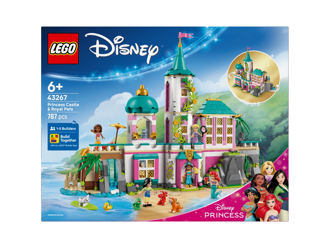 LEGO Disney: Castelo da Princesa & Animais de Estimação Reais - 43267