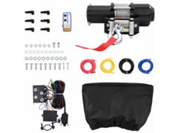 Vidaxl Guincho Elétrico Pvc Preto