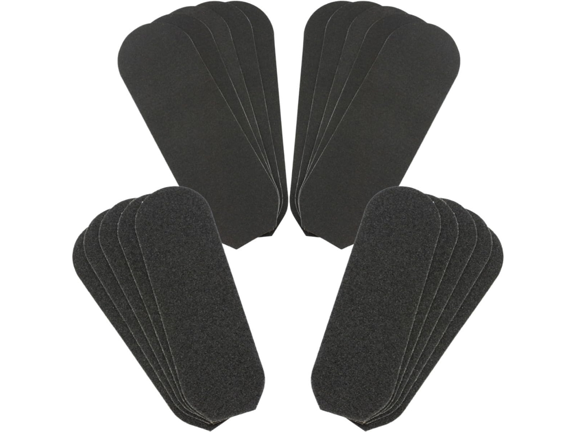 Pacote de 20 Refis Autoadesivos Lixa para Pes, 13,3 x 4 Cm, Lixas