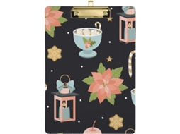 Prancheta Transparente Estilo Vintage, Chocolate Quente, Hospital, Automotivo, Futebol 31,8 X 22,9 0,3 Cm
