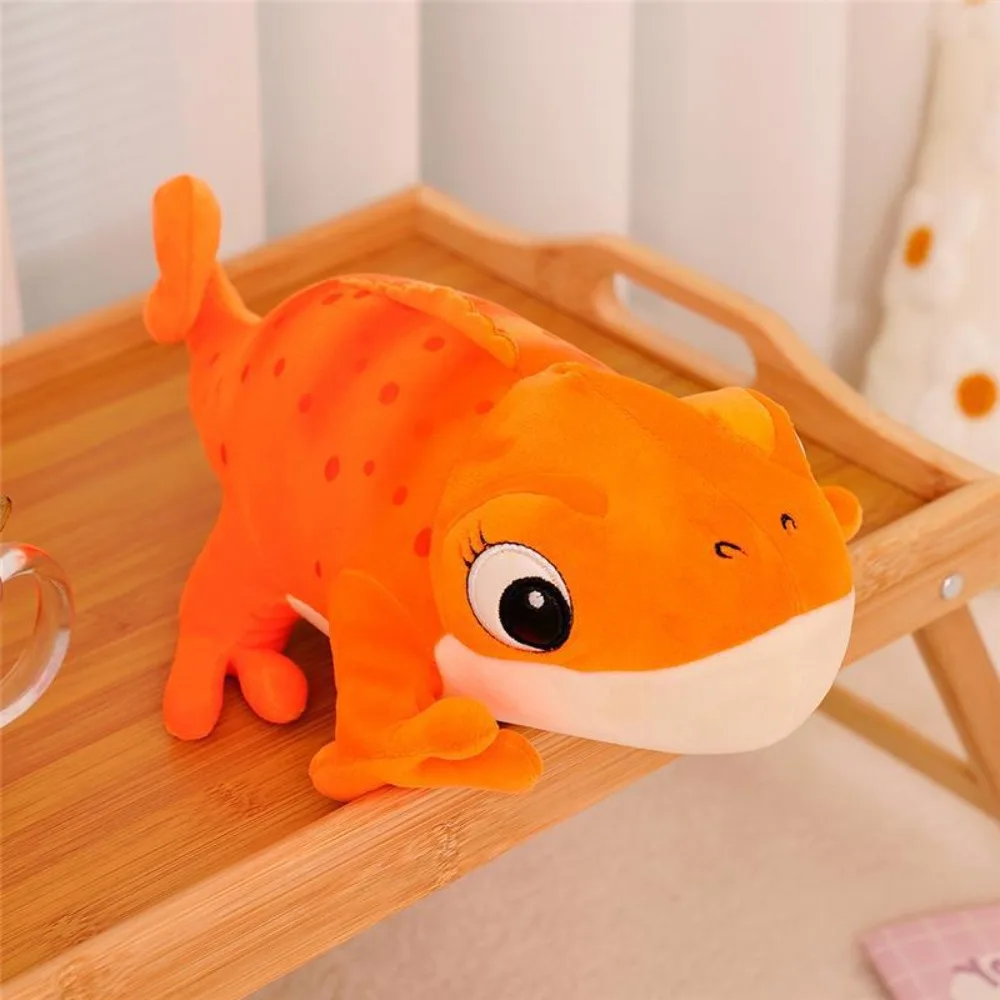 (laranja) Lagarto De Olhos Grandes, Desenho Animado Realista, Fofo, Criativo, Para Sofá