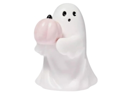 Lurelia Figura Fantasma Halloween Fofo Em Resina Branco Para Jardim, Mesa E Casa Variante 3