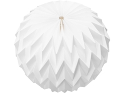 Capa Dobrável de Papel Branco Simples e Delicada para Luminária de Teto em Estilo Nórdico. SFUSHOS