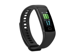 Pulseira Inteligente Y5 EOOCOO com monitoramento de frequência cardíaca, pressão arterial e tela colorida