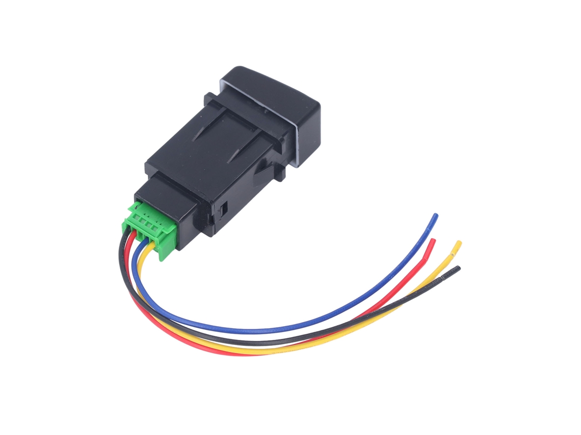 Interruptor De Luz De Névoa 5 Pinos Abs Ip67