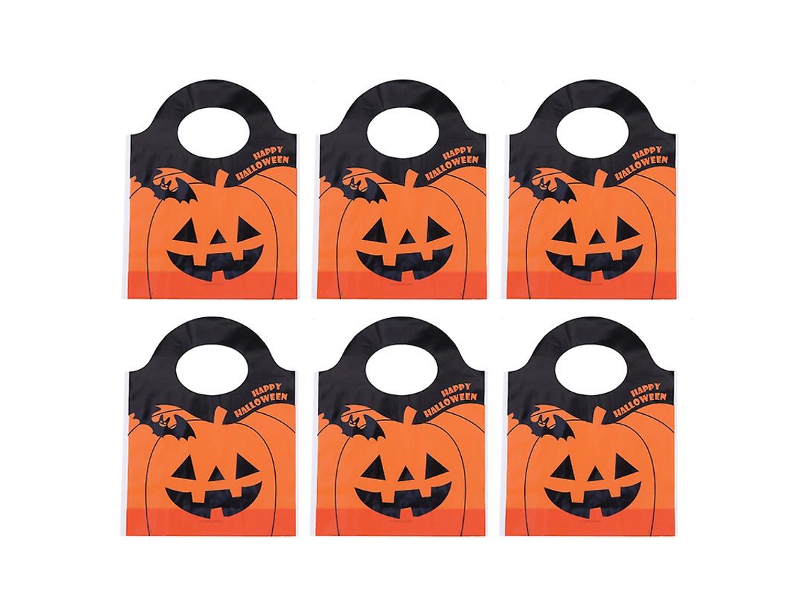 50 Unidades de Saco de Embalagem de Halloween para Decorações de Halloween ALLINLESS