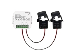 Lurelia Medidor De Energia Inteligente Wi Fi Tuya Bidirecional Com Transformador De Corrente, Monitoramento De Energia, Suporte Ala 80a