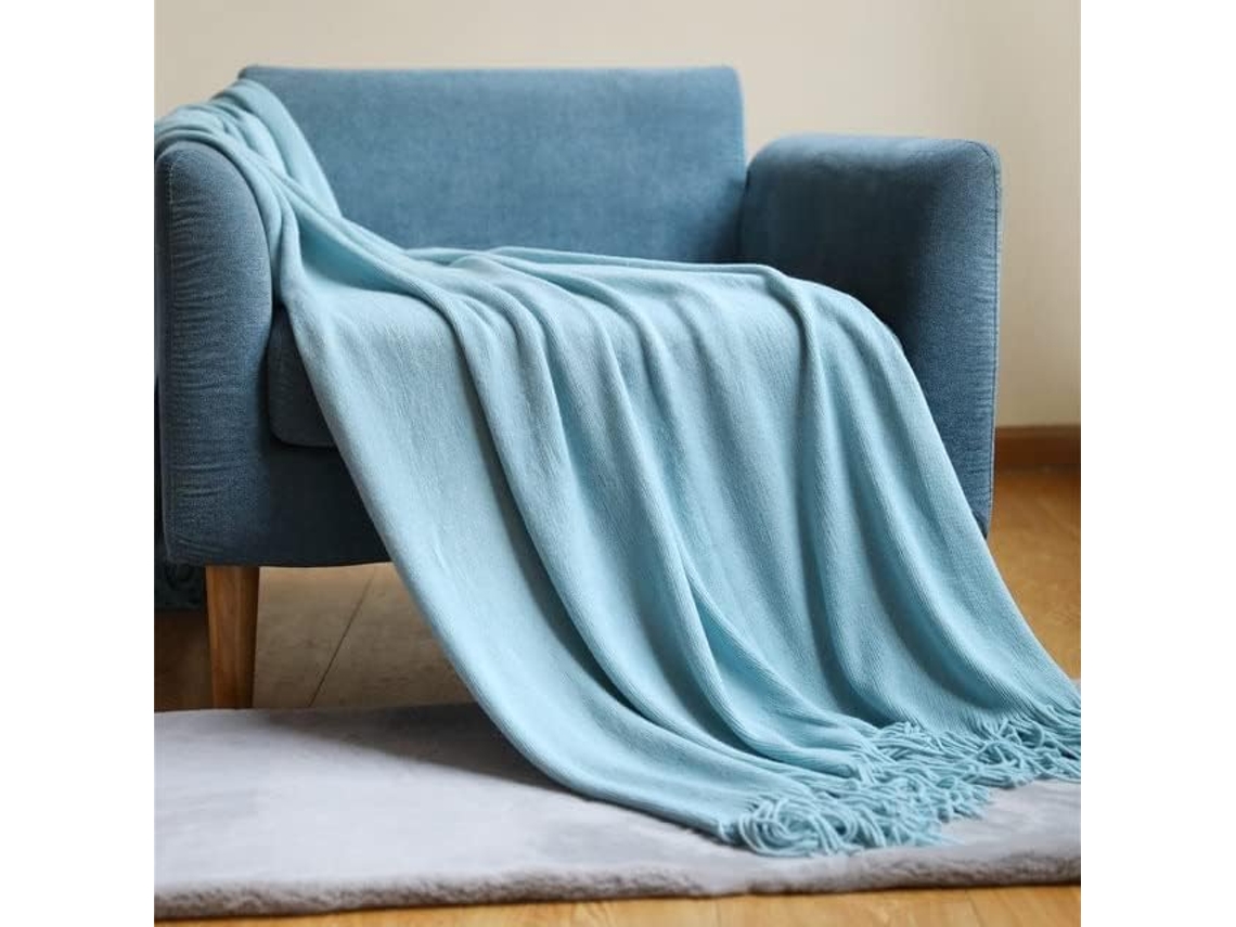 Mantas de Tricô Mantou para Quarto Cama Sofá Manta Decorativa Fios Viagem Escritório Cochilo Colcha, Macio, Qu