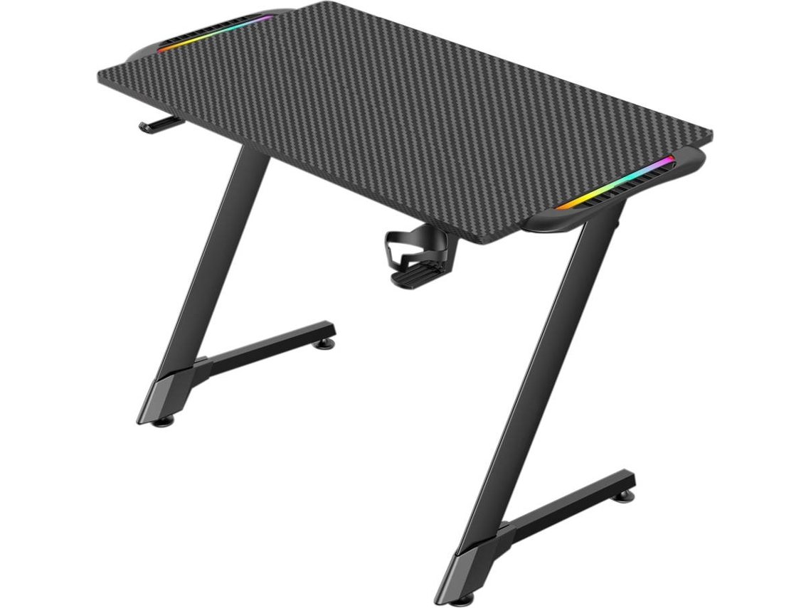 Mesa Gaming NPLAY RGB Command 2.0 (Outlet Caixa Aberta - Preto - 110X60X75 cm)